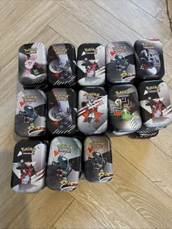 250 Empty Mini Tins Pokemon - Image 1