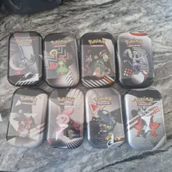 Pokemon TCG:Black Bolt & White Flare Unova Mini Tins X8 - IN HAND✅ - Image 1