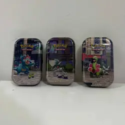 Pokemon TCG Sealed Lumiose City Mini Tins x3 - Image 1