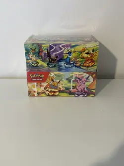 Pokemon Prismatic Evolutions Mini Tins x8 Full Set Display Case New & Sealed - Image 4
