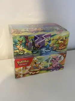 Pokemon Prismatic Evolutions Mini Tins x8 Full Set Display Case New & Sealed - Image 5