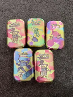Pokemon TCG Scarlet & Violet 151 - 5 Mini Tins 🔥 AUTHENTIC FACTORY SEALED 🔥 - Image 1