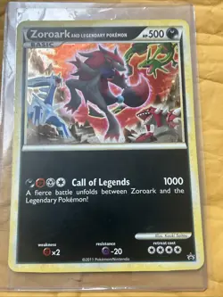 Pokemon Company Zoroark and Legendary Pokemon Promo Holo Jumbo Oversized HP 500 - Image 1