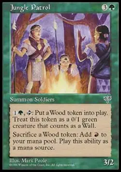 Jungle Patrol - Medium Play MTG Mirage - Image 1