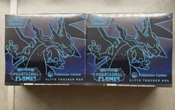 Phantasmal Flames Pokemon Center Elite Trainer Box Sealed ETB Pokemon TCG x2 - Image 1