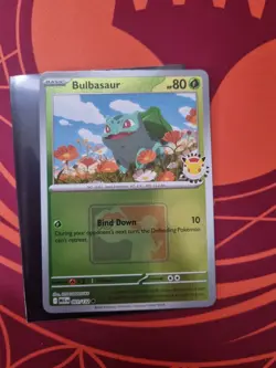Pokemon TCG - Bulbasaur 001/132 Pokemon Day 2026 Stamped Promo Reverse Holo - Image 1