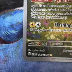 Pokemon TCG Ampharos #90/86 Holo Rare Chaos Rising - Image 5