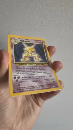 Pokemon Alakazam TCG Base Set 2 1/130 Holo Rare Unlimited - Image 2