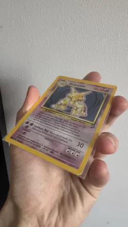 Pokemon Alakazam TCG Base Set 2 1/130 Holo Rare Unlimited - Image 3
