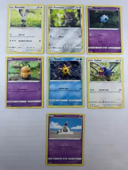 Yuka Morii Pokemon Cards lot of 7 #2 - Image 1