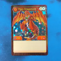 Bakugan Battle Brawlers Card Titan Dragonoid B700 Holo Foil Card Excellent - Image 3