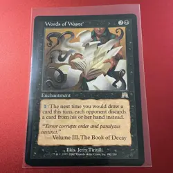 MTG Words of Waste - Regular - Onslaught #182/350 - Image 1