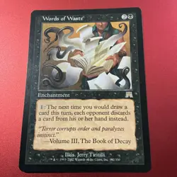 MTG Words of Waste - Regular - Onslaught #182/350 - Image 2