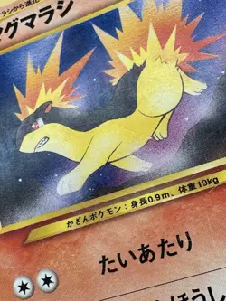 Quilava No. 156 13 Neo Intro Pack Chikorita Half Deck Pokemon Card Japanese PL - Image 3