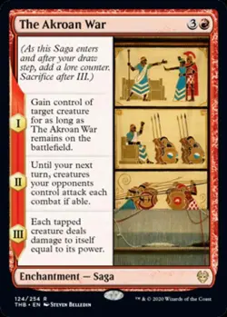 The Akroan War -Foil Near Mint MTG Theros Beyond Death - Image 1