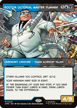 Doctor Octopus, Master Planner 0228 ~ *Borderless* Mythic MTG Marvel Spider-man - Image 1