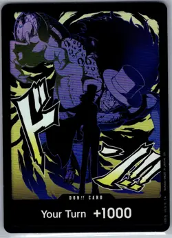 DON!! Card Foil (Rob Lucci) English PRB02 - One Piece Card - NM - Image 1