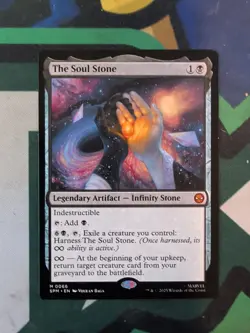 IN HAND! The Soul Stone #66 Mythic Rare - SPM Marvel's Spider-Man MTG PACK FRESH - Image 1