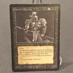 MTG Beta "hypnotic Specter" Magic The Gathering Moderately Played - Image 1
