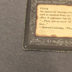 MTG Beta "hypnotic Specter" Magic The Gathering Moderately Played - Image 4