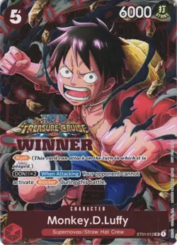 Monkey.D.Luffy (Winner Pack Vol. 5) ST01-012 One Piece Promotion Cards - Image 1