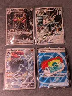 Pokemon Perfect Order Lot Of 4 Cards NM Poke Pad Ultra Rare Doublade Spewpa - Image 1
