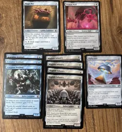10x Artifact Creature Magic The Gathering Card Lot / Used / Assorted Sets / MTG - Image 1