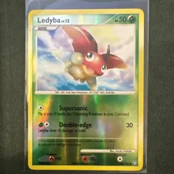 Pokemon TCG Card - Ledyba (2008 Legends Awakened Rare Reverse Holo 104/146) - Image 1
