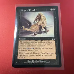 Dirge of Dread - Magic the Gathering MTG Onslaught Single Card - Image 1