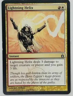 MTG Lightning Helix Ravnica: City of Guilds Regular - Image 1