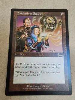 Quicksilver Amulet - #130 Regular - Urza's Legacy - Mtg - Image 1