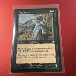 BOG WITCH - MTG Magic the Gathering Card - Mercadian Masques - Image 1