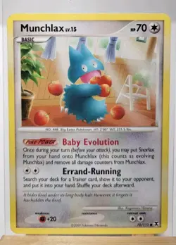 Munchlax 70/111 Common Rising Rivals Pokemon TCG Card - Image 1