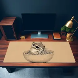 Cute Chipmunk Ramen Playmat - Kawaii Anime Style Gaming Mat for MTG, YuGiOh, TCG - Image 3