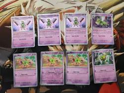 Pokemon TCG Xatu 026/091 + Natu 071/182 Mixed Playsets Holos (8 Cards Shown) NM - Image 1