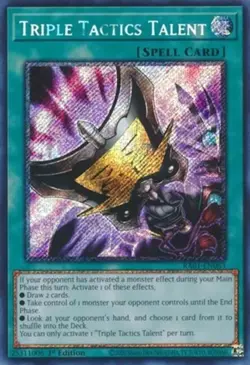 Yugioh! Triple Tactics Talent - RA01-EN063 - Platinum Secret Rare - 1st Edition - Image 1