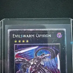 Yu-Gi-Oh! TCG: Evilswarm Ophion RA04-EN179 1st Edition Platinum Secret Rare MT - Image 3