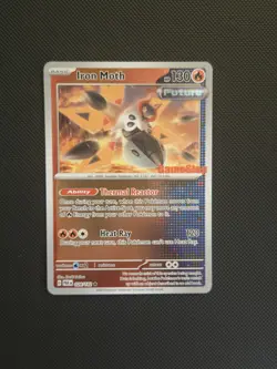 🇦🇺 Iron Moth Gamestop Near Mint 🔥 Pokemon 028/182 - Image 1