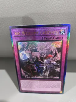 Big Welcome Labrynth Prismatic Ultimate Rare RA04-EN104 Yugioh NM - Image 1