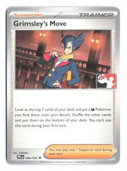 Pokemon Grimsley's Move Phantasmal Flames 090/094 Prize Pack Series 9 - Image 1