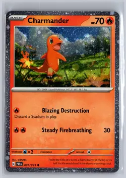 CHARMANDER (COSMOS HOLO) 007/091 COMMON MISCELLANEOUS CARDS & PRODUCTS POKEMON - Image 1