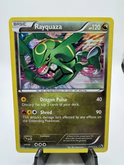 Rayquaza 93/113 Legendary Treasures Holo Rare Pokemon Card 2013 - Image 1