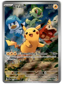 Pikachu 027 SV: Scarlet & Violet Promo Cards Pokemon TCG - Image 1