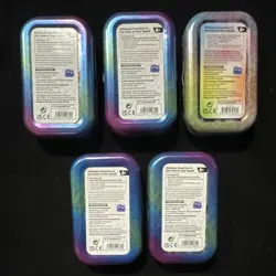 Pokemon TCG Mini Tin Lot of 5 EMPTY Eeveelutions Art Tins *2 Art Cards*No Packs* - Image 2