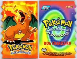 Charizard #78 Topps The First Movie Trading Cards Pokemon NM - Image 3