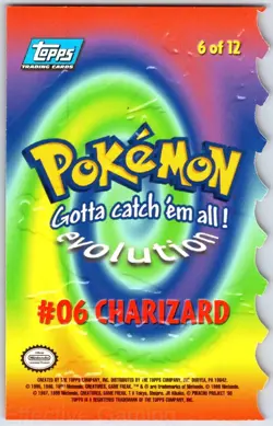 Charizard #78 Topps The First Movie Trading Cards Pokemon NM - Image 2