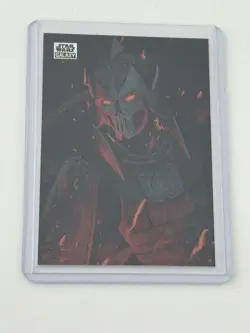 DARTH BANE 2025 TOPPS STAR WARS CHROME GALAXY ATOMIC REFRACTOR /150 - Image 1