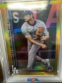 2025 Topps Series 2 Shohei Ohtani Gold Rainbow Foil /50 PSA 9 - Image 3
