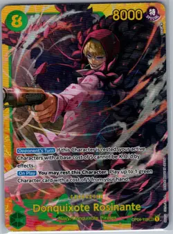 Donquixote Rosinante OP04-119 English Kingdoms of Intrigue - One Piece Card - NM - Image 1
