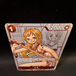 Nami OP01-016 R Parallel Alt Art 25th Anniversary ONE PIECE Card Japanese NM - Image 4
